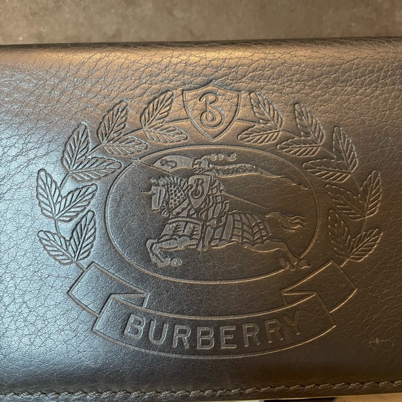 Burberry black leather long wallet - Picture 16 of 16